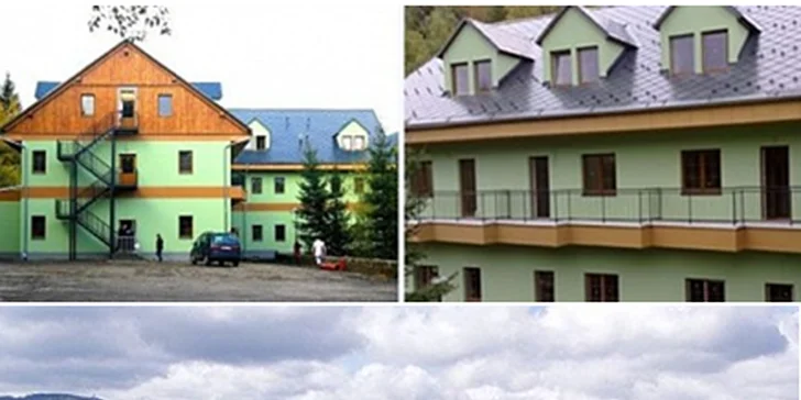 4denní pronájem apartmánu pro 4 v Jeseníkách - užijte si 4denní dovolenou
