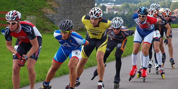 Měsíční kurz inline bruslení - 4 lekce v areálu Ladronka