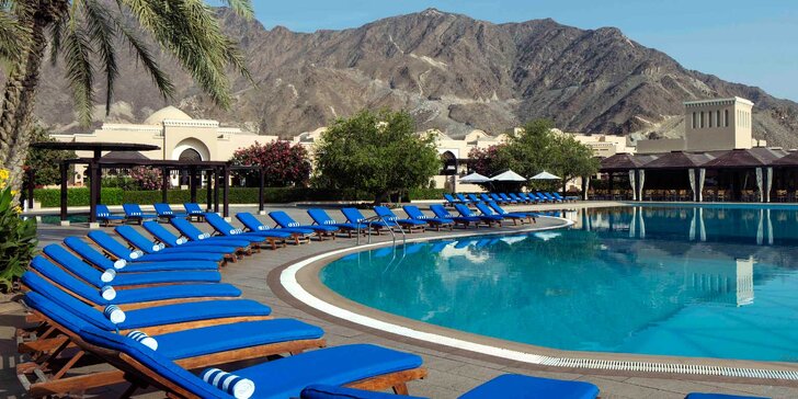Skvělá dovolená v emirátu Fujairah: 4–9 nocí s all inclusive, 2 bazény, wellness