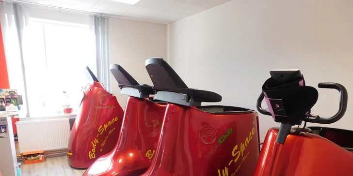 Pak vyzkoušejte 30min. cvičení Vacu Bike nebo Body Space.