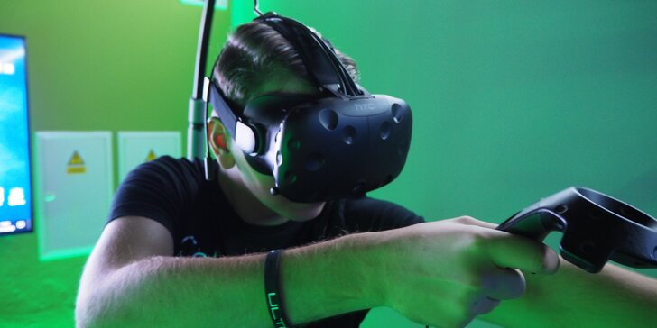 Užijte si hru naplno: 20–30 minut ve virtuální realitě i s plošinou na pohyb