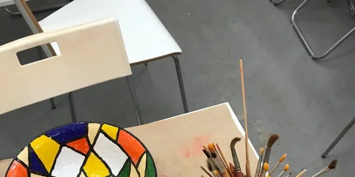 Fantazie má zelenou: malování na jednu nebo dvě smaltované mísy