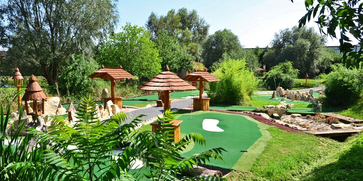 Celodenní vstupy na putting golf v krásném prostředí Resortu Svět v Úžicích