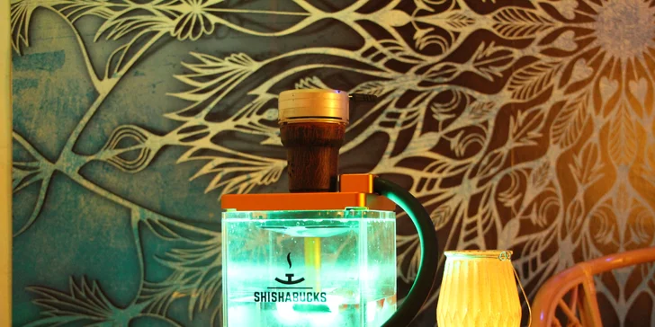 Příjemné odpoledne pro dva: vodní dýmka a čaj nebo drink podle výběru