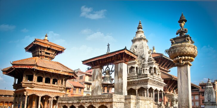 15denní poznávací zájezd do Nepálu: letenky, vstupy, výlety a český průvodce