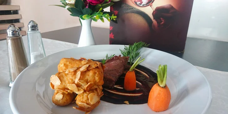 3chodové menu pro jednoho i pro dva i s možností snoubení s vínem