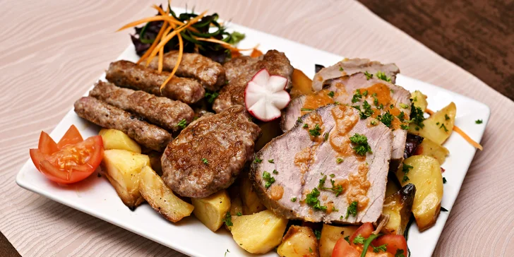 Akce pro rodinu: All you can eat v balkánské restauraci Singidunum