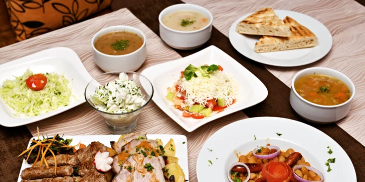 Akce pro rodinu: All you can eat v balkánské restauraci Singidunum
