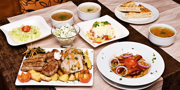 Akce pro rodinu: All you can eat v balkánské restauraci Singidunum