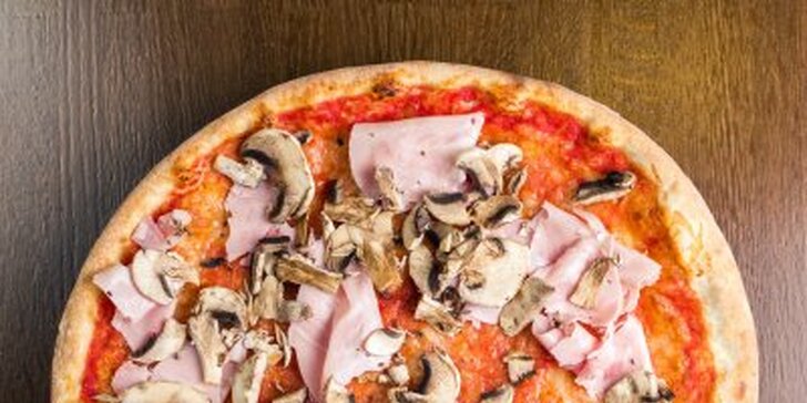 2× italská pizza dle výběru v Okruh pub: 49 druhů vč. vegetariánských variant