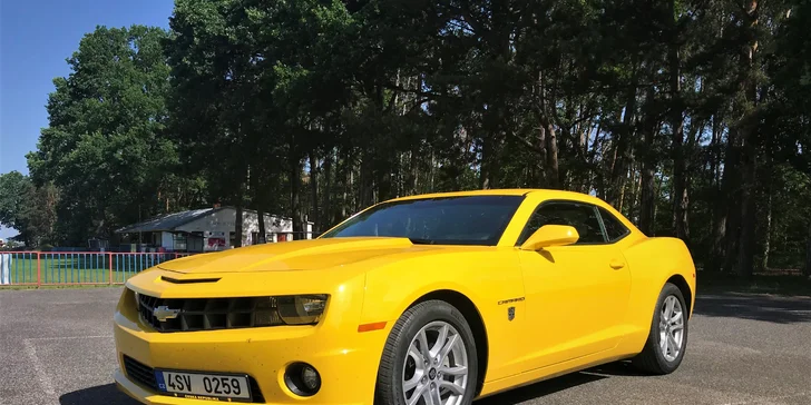 Jízda ve sporťáku Chevrolet Camaro "Bumblebee" z filmu Transformers