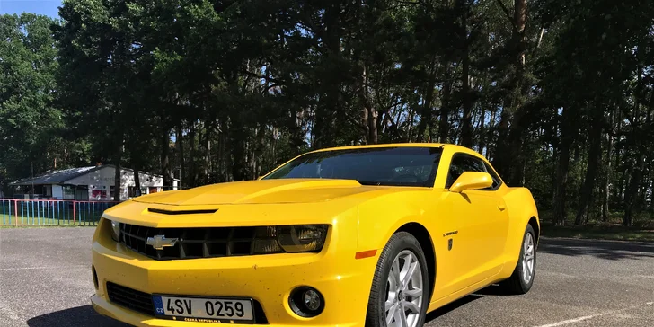 Řízení i zapůjčení sporťáku Chevrolet Camaro "Bumblebee" z filmu Transformers