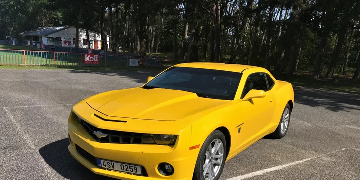 Řízení i zapůjčení sporťáku Chevrolet Camaro "Bumblebee" z filmu Transformers