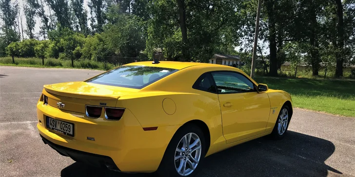 Řízení i zapůjčení sporťáku Chevrolet Camaro "Bumblebee" z filmu Transformers