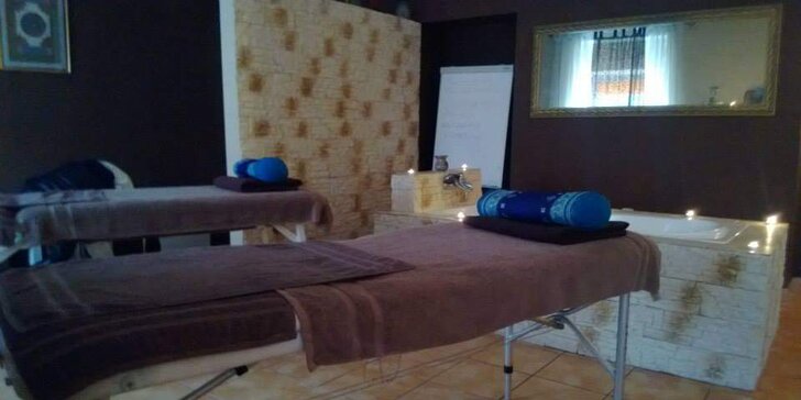 30 až 60 minut relaxace: Aromaterapautická nebo hloubková masáž