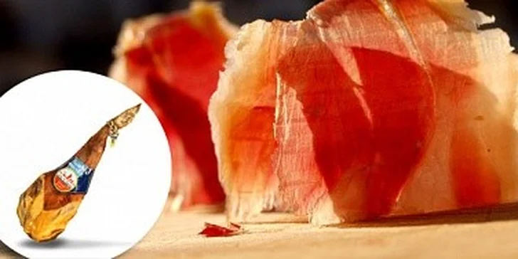 Španělská sušená šunka JAMÓN SERRANO