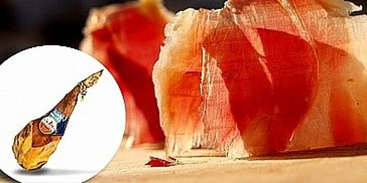 Španělská sušená šunka JAMÓN SERRANO