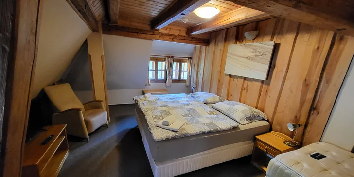 Připraví vám apartmán nebo 2-3lůžkový pokoj (na fotce apartmán). 