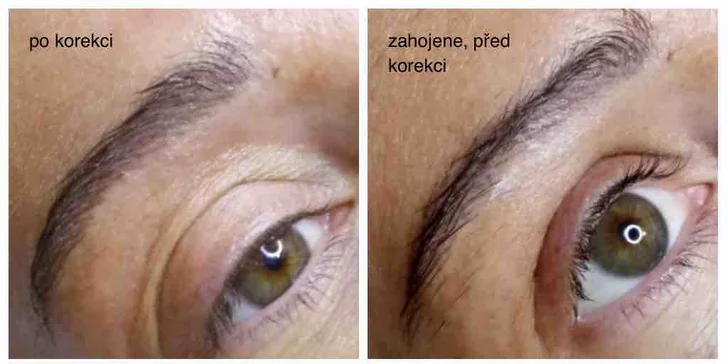 Permanentní make-up obočí nebo očních linek dle výběru