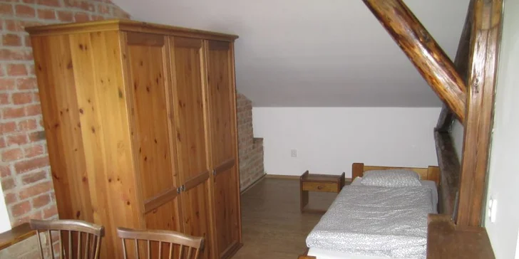 Litovelské Pomoraví: ubytování až pro 4 osoby, snídaně i zapůjčení lodě