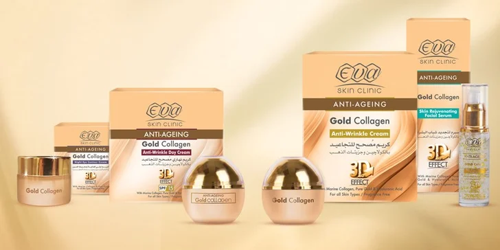 Omlazující ošetření egyptskou kosmetikou Gold Collagen