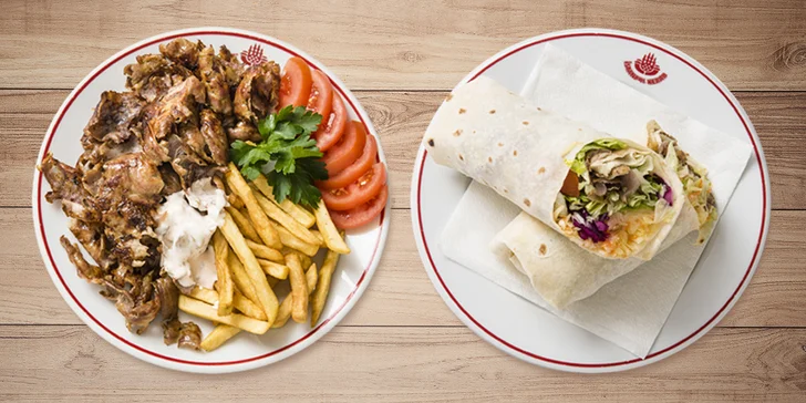 Parádní kebab v centru Prahy: rolovaný v pitě, na talíři i v chlebu jako sendvič