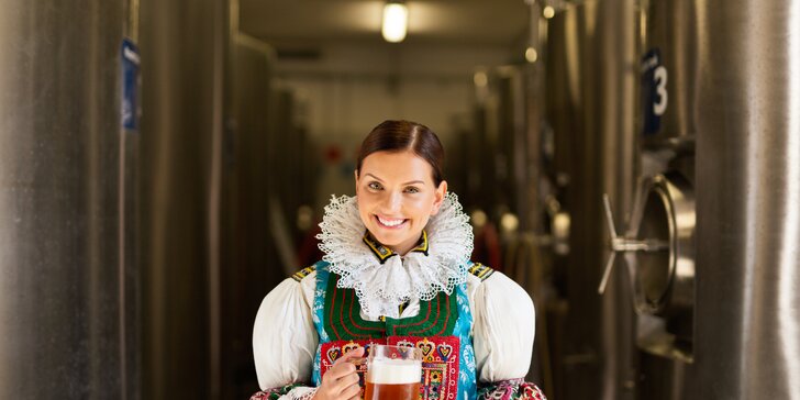 Exkurze do Jarošovského pivovaru s ochutnávkou piva, včetně 13% ležáku
