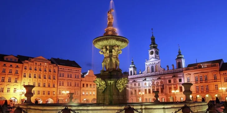 Pobyt v centru Budějovic, snídaně, prohlídka pivovaru i dítě zdarma