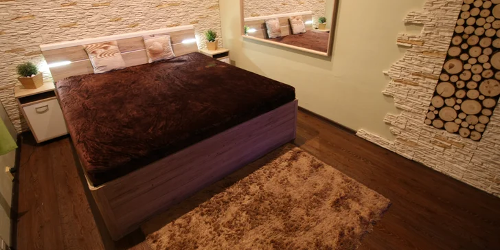Víkendový relax ve dvou: 2 hodiny v privátním wellness centru s 3pokojovým apartmá