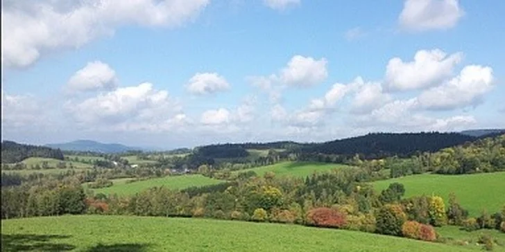 Dovolená na 4 dny pro 4 osoby v srdci Šumavy