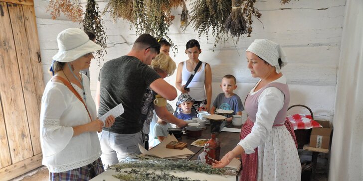 Rodinné vstupné na Řemeslné pohádkové léto ve skanzenu v Kouřimi