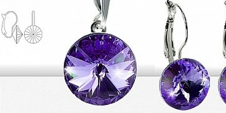 Set šperků se Swarovski krystaly