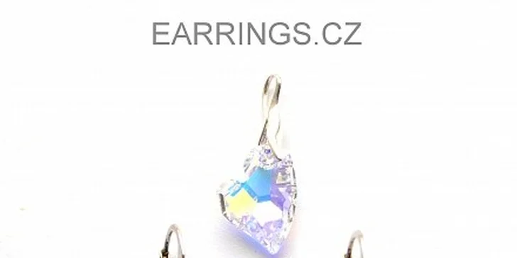 Luxusní set s krystaly SWAROVSKI® ELEMENTS Devoted 2 U Heart