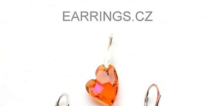 Luxusní set s krystaly SWAROVSKI® ELEMENTS Devoted 2 U Heart