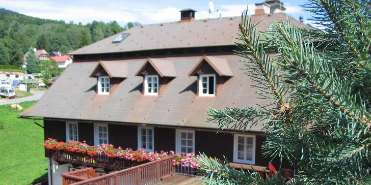 Pobyt v Krkonoších se snídaní či polopenzí pro 2 osoby