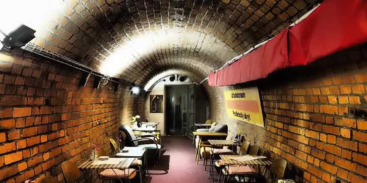 Retro Mléčný bar Marcela Ihnačáka je součástí atomového krytu 10-Z.