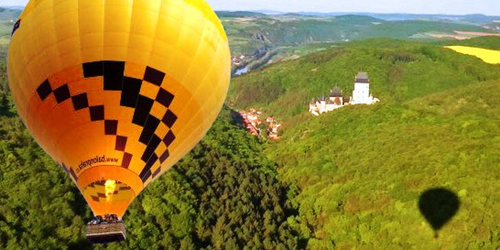 Hodinový let jedním z největších balonů ve střední Evropě