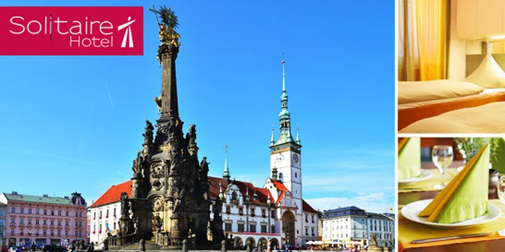 Ubytování s večeří v Olomouci pro jednoho či dva