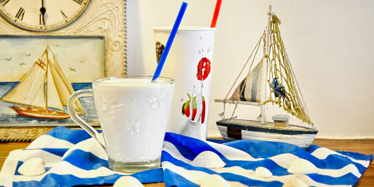 Athena milkshake: krémová dobrota ze selského mléka a fíků