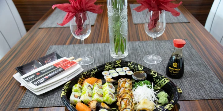 Asijské dobroty v srdci Olomouce: sushi sety s avokádem i několika druhy ryb