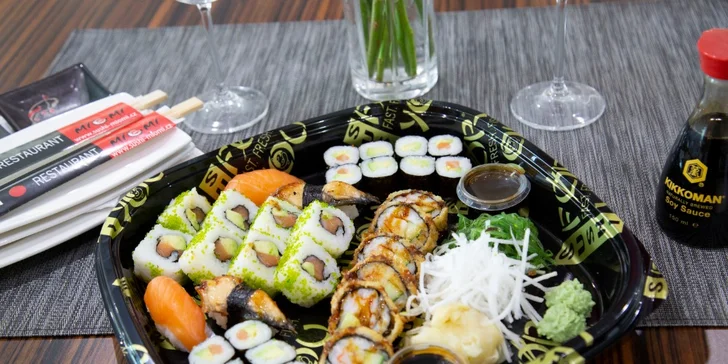 Asijské dobroty v srdci Olomouce: sushi sety s avokádem i několika druhy ryb