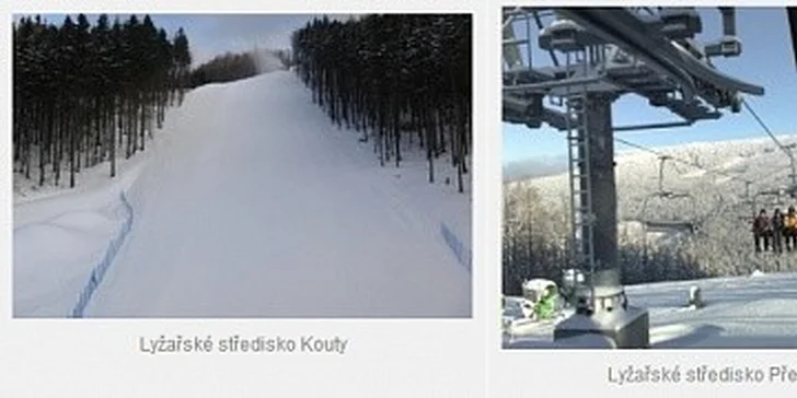 Pobyt v apartmánu ve Velkých Losinách na 7 nocí pro 2 osoby