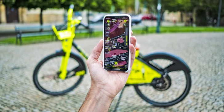 Bezstanicový bikesharing: 50 nebo 70 kreditů na půjčení elektrokola Freebike
