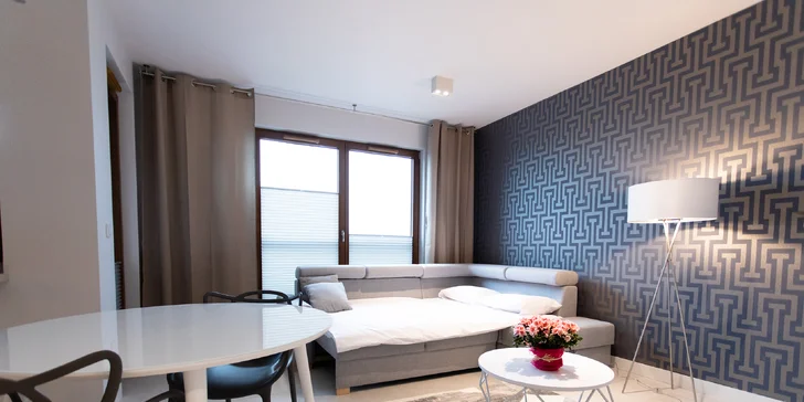 Návštěva hlavního města Polska: pobyt v moderním apartmánu pro 2–4 os.