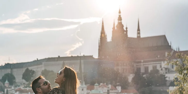 Profesionální focení v krásných lokalitách podzimní Prahy