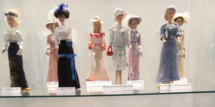 1+1 vstupenka zdarma na výstavu Barbie - výjimečné dámy minulých staletí
