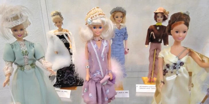 1+1 vstupenka zdarma na výstavu Barbie - výjimečné dámy minulých staletí
