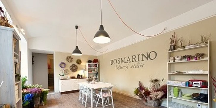 Základy aranžování květin v ateliéru ROSMARINO