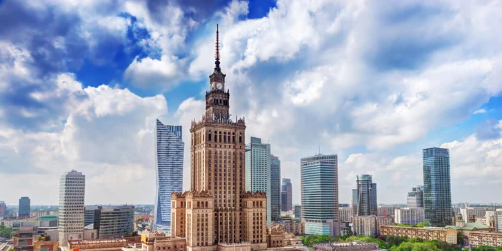 Návštěva hlavního města Polska: pobyt v moderním apartmánu pro 2–4 os.