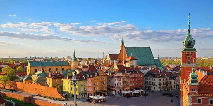Návštěva hlavního města Polska: pobyt v moderním apartmánu pro 2–4 os.